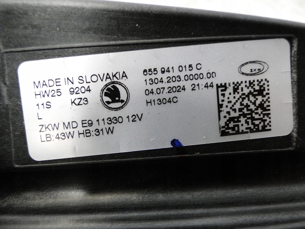 Frontscheinwerfer Skoda Kamiq 655941015C LED Ein Stück (Rechts oder Links) SCH5686191501mr