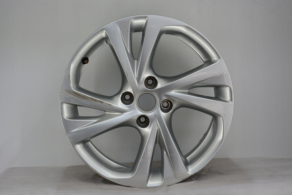 1x Alufelge 17 Zoll 7.0" 4x108 38ET Glanz Silber 39182182 Opel Rim Wheel