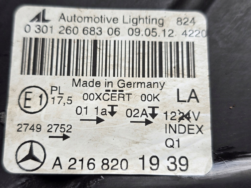 Frontscheinwerfer Mercedes-Benz A2168201939 Bi-Xenon Links Headlight SCH7304780754rh