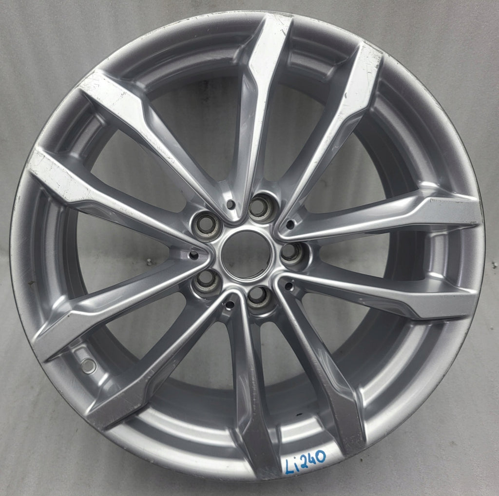 1x Alufelge 19 Zoll 7.5" 5x112 32ET Glanz Grau 6877325 BMW X3 G01 G02 Rim Wheel FEL3441344906lb