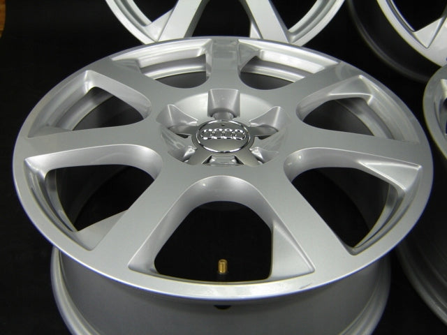 4x Alufelge 17 Zoll 7.0" 5x112 37ET Glanz Silber 8R0601025E Audi A5 Q5 Rim Wheel FEL5485183530pf