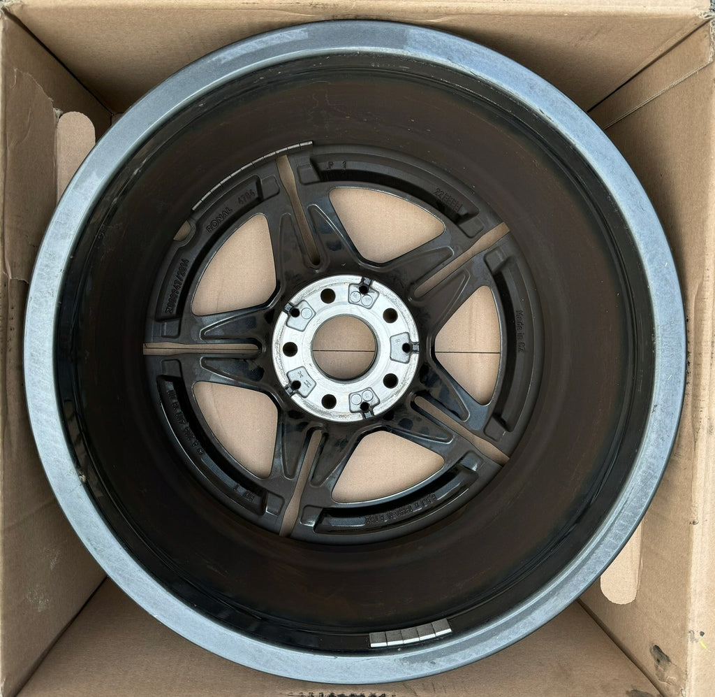 1x Alufelge 18 Zoll 8.5" 5x112 52ET Glanz Schwarz A2064011800 Mercedes-Benz