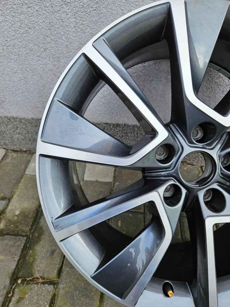 1x Alufelge 18 Zoll 7.0" 5x112 45ET Glanz Graphit 57A601025D Mg Kodiaq Rim Wheel FEL4120079619cp