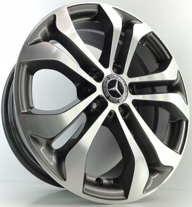 4x Alufelge 17 Zoll 7.5" 5x112 36ET Glanz Graphit Mercedes-Benz Glc X253 Mg FEL9142426553qx