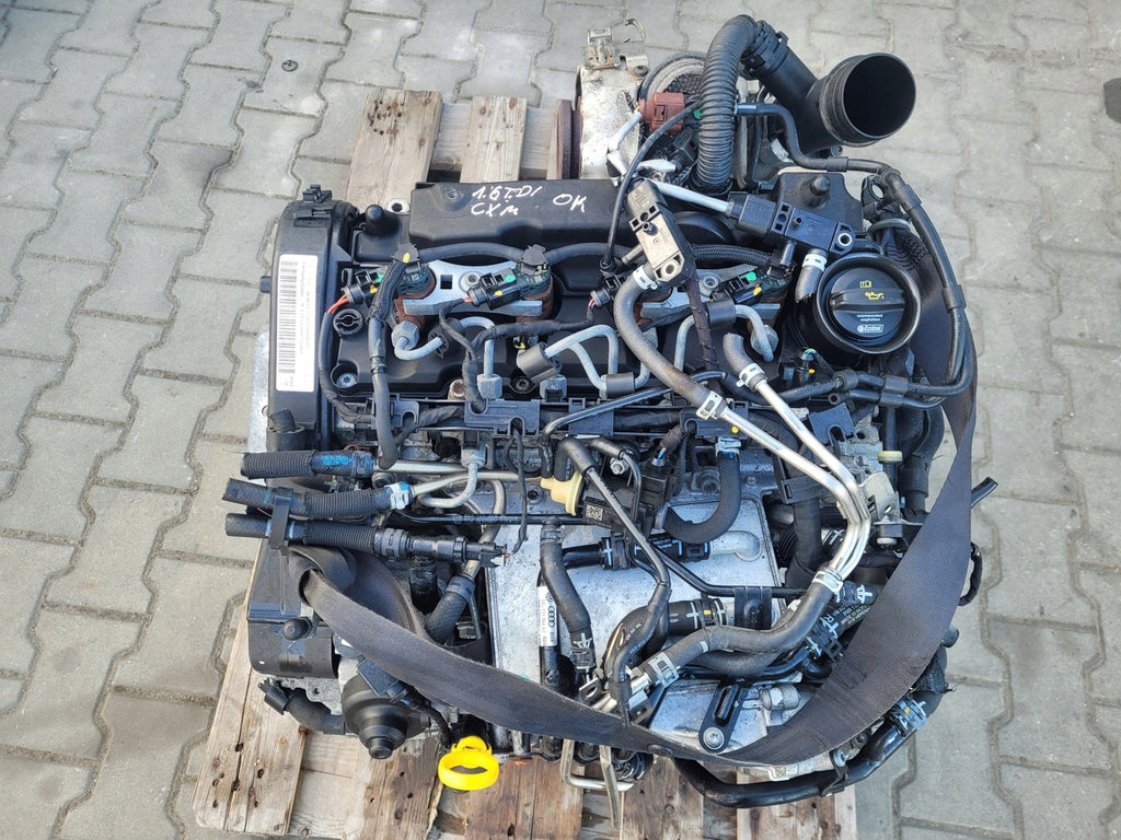 Motor Audi A1 CXM 1.6 TDI 115PS 85kW 97TKm Diesel Engine Komplett