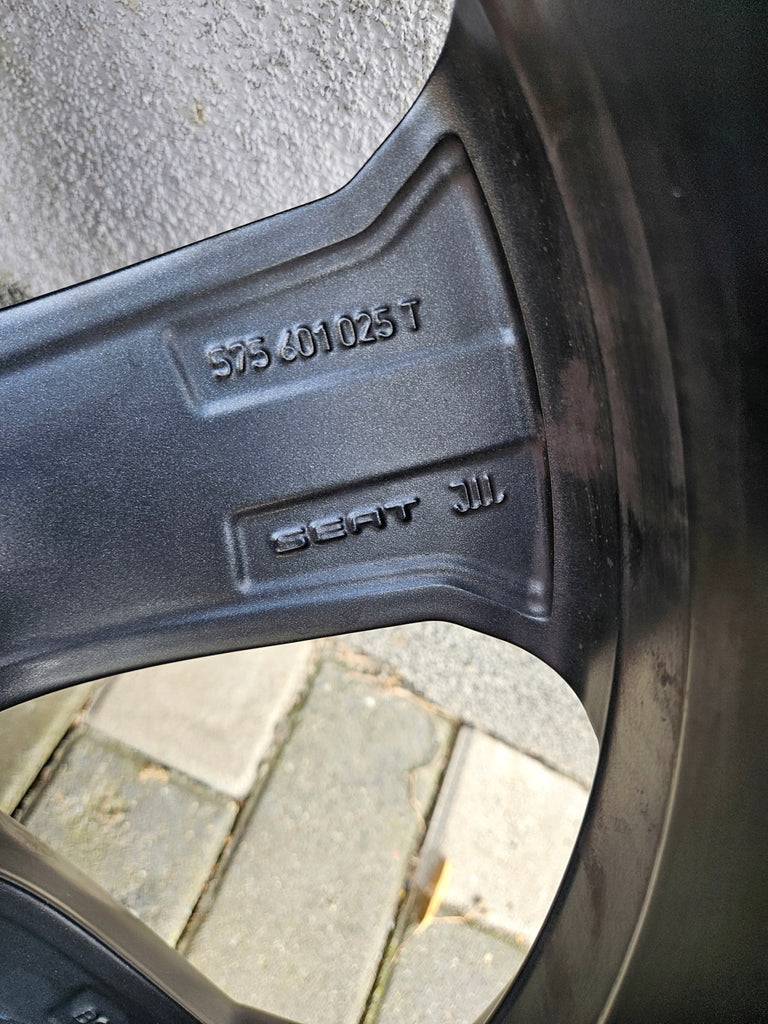 1x Alufelge 19 Zoll 8.0" 5x112 45ET Matt Schwarz 575601025T Cupra Ateca FEL2172811210st