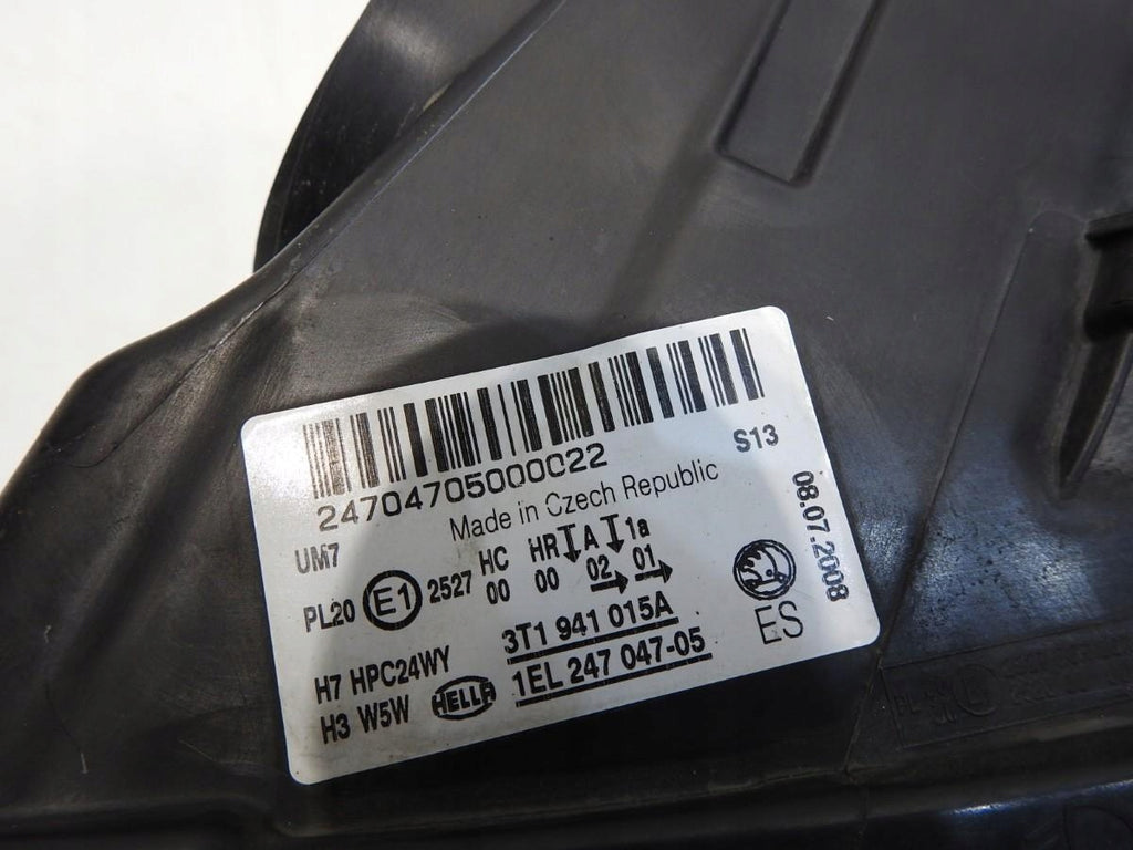 Frontscheinwerfer Skoda Superb II 3T1941015A Links Scheinwerfer Headlight