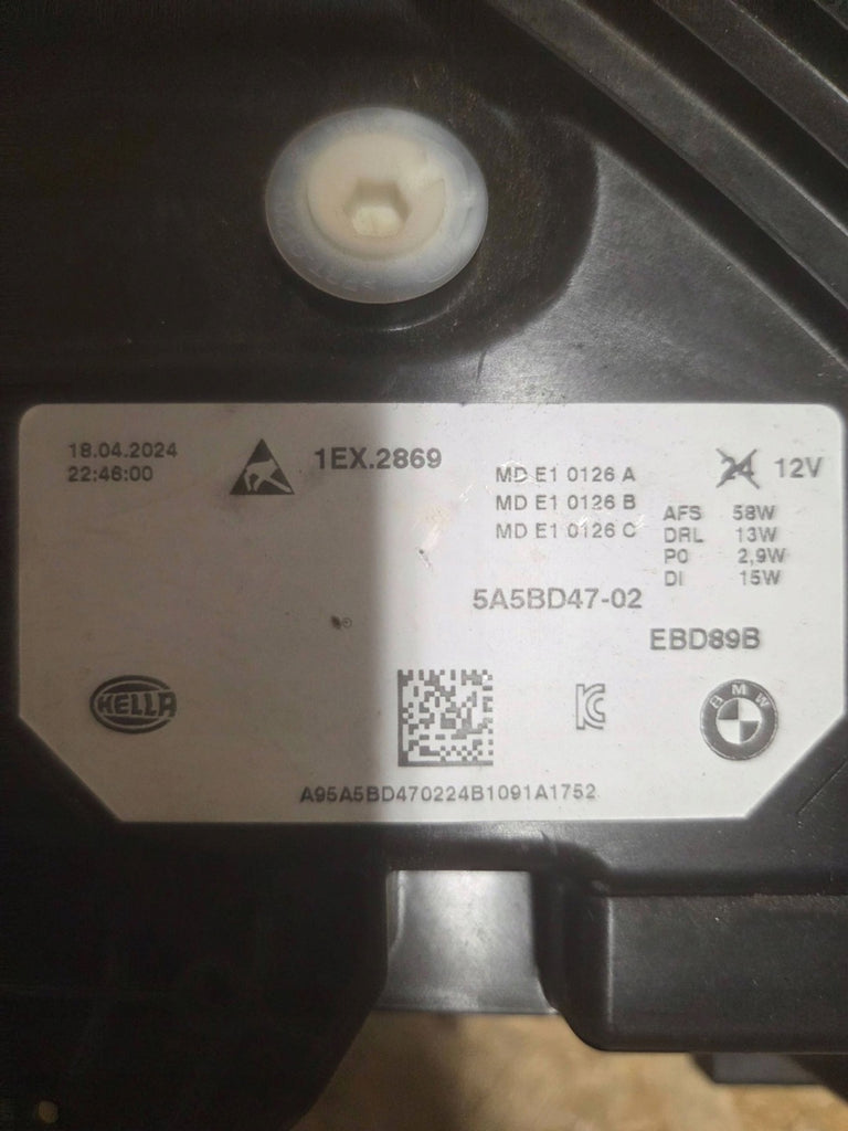 Frontscheinwerfer BMW X1 1EX2869 MDE10126A5A5BD4702 LED Links Headlight SCH5745193204sj