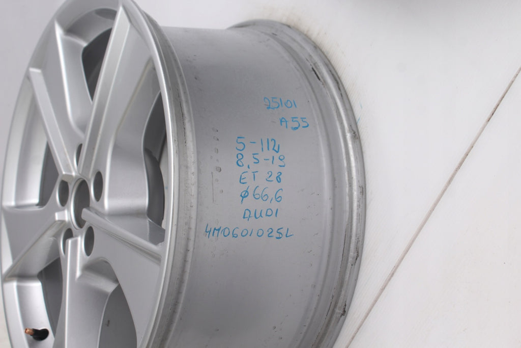 1x Alufelge 19 Zoll 8.5" 5x112 28ET 4M0601025L Audi Rim Wheel FEL4178453861ci
