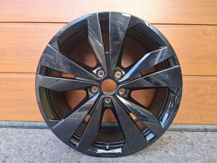1x Alufelge 19 Zoll 9.0" 5x112 58ET Glanz Schwarz 1T3071499 VW 1t3 Rim Wheel FEL2900648123xp