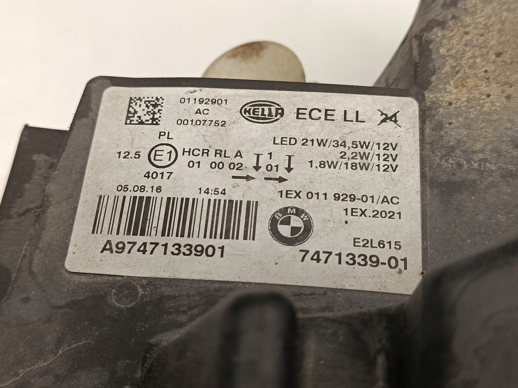 Frontscheinwerfer BMW 1 F21 F20 7471339-01 Links Scheinwerfer Headlight SCH9004344562hl