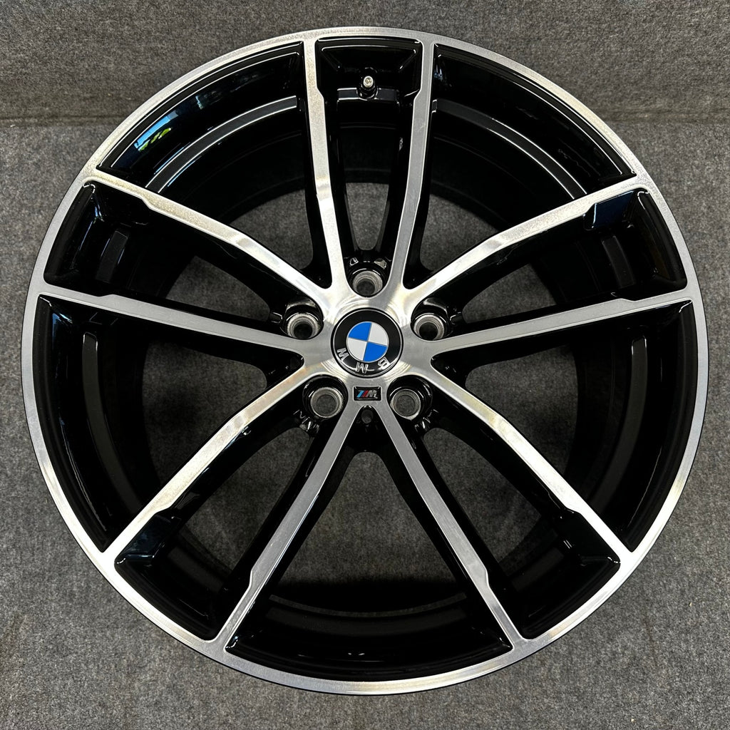 4x Alufelge 18 Zoll 8.0" 5x112 30ET Glanz Schwarz 8093915 BMW 5 G31 G30 FEL2841540142gd