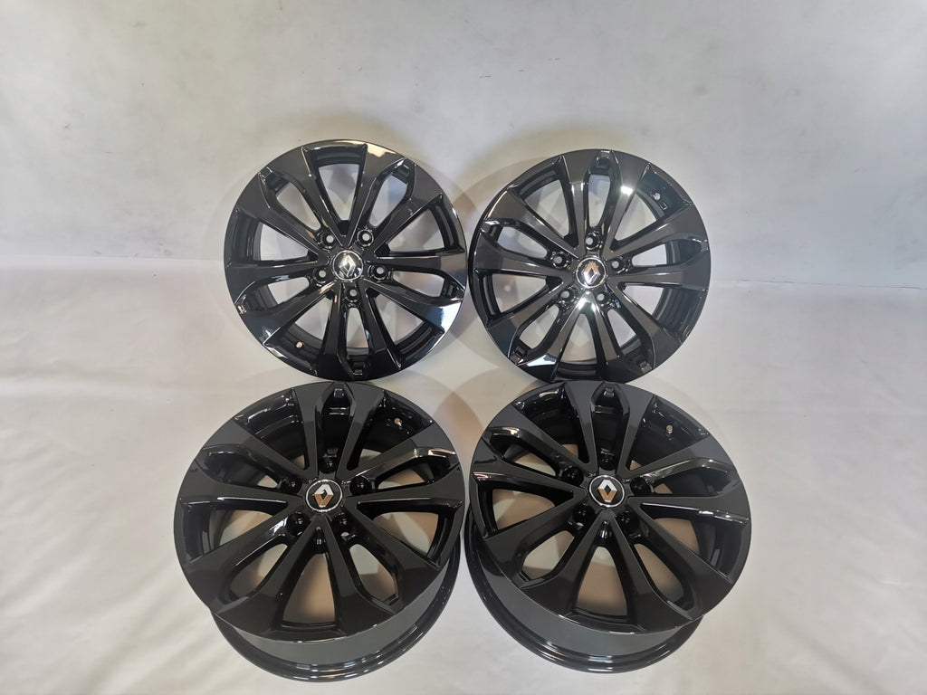 4x Alufelge 16 Zoll 6.5" 5x114.3 44ET Schwarz 403005287R Renault Megane Talisman FEL3700319421tm