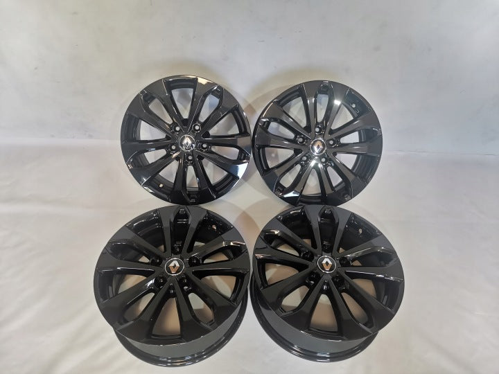 4x Alufelge 16 Zoll 6.5" 5x114.3 44ET Schwarz 403005287R Renault Megane Talisman FEL3700319421tm