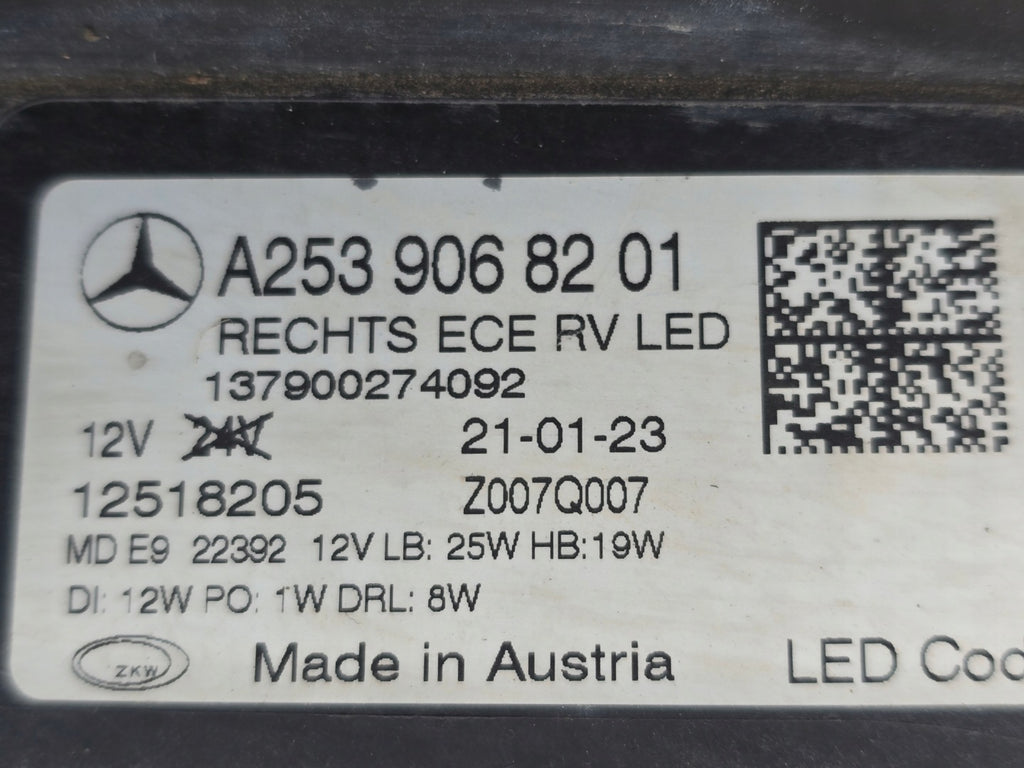 Frontscheinwerfer Mercedes-Benz Glc A2539068201 Rechts Scheinwerfer Headlight SCH1484917911fj