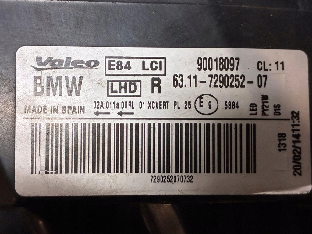 Frontscheinwerfer BMW X1 E84 7290252-07 Xenon Rechts Scheinwerfer Headlight SCH7435639827fm