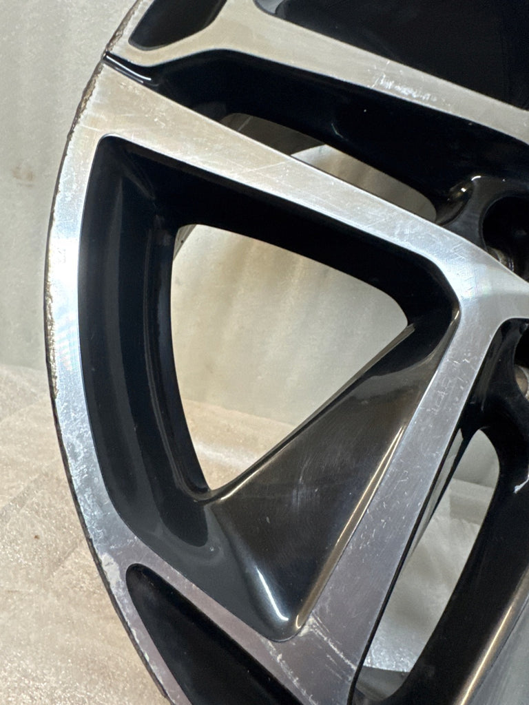1x Alufelge 18 Zoll 8.0" 5x108 48ET Glanz Schwarz 9677989877 Peugeot 308 Ii FEL5651827434pv