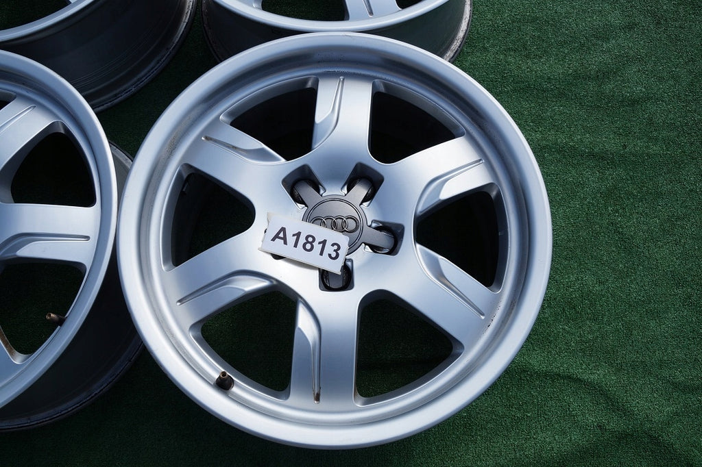 4x Alufelge 17 Zoll 7.5" 5x112 28ET Glanz Silber 8T0601025BS Audi A5 Rim Wheel FEL3021104900sm