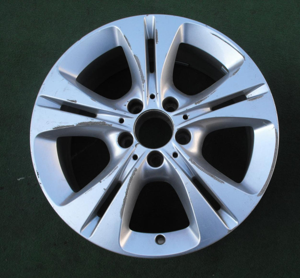 1x Alufelge 17 Zoll 7.0" 5x112 48ET Glanz Silber A2054014300 Mercedes-Benz