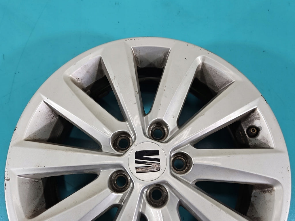 1x Alufelge 15 Zoll 5.5" 5x100 40ET 6F0601025N Seat I Ibiza V Rim Wheel FEL5255226614fa