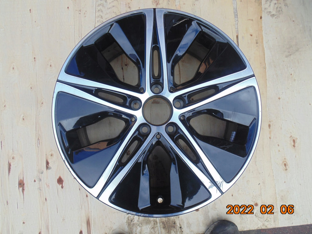 1x Alufelge 18 Zoll 7.5" 5x112 44ET Glanz Schwarz A2054018200 Mercedes-Benz W205