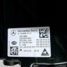 Laden Sie das Bild in den Galerie-Viewer, Frontscheinwerfer Mercedes-Benz Cla A1189067001 Full LED Rechts Headlight SCH9034037016al