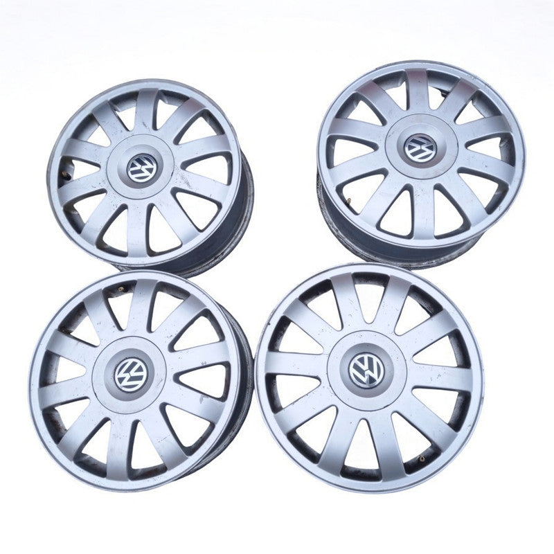 4x Alufelge 16 Zoll 6.0" 5x112 8D0601025P Audi Rim Wheel