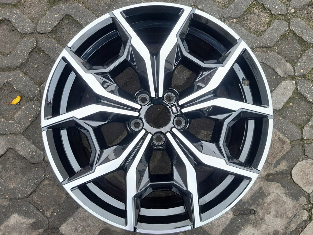 1x Alufelge 19 Zoll 7.5" 5x112 32ET Glanz Schwarz 7916263 BMW X3 X4 Rim Wheel FEL9496507732wq