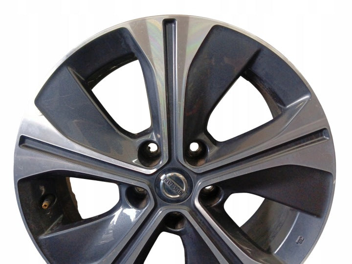 1x Alufelge 17 Zoll 6.5" 5x114.3 45ET Glanz Silber N86701 Nissan Leaf Ze1 FEL4438227945ds