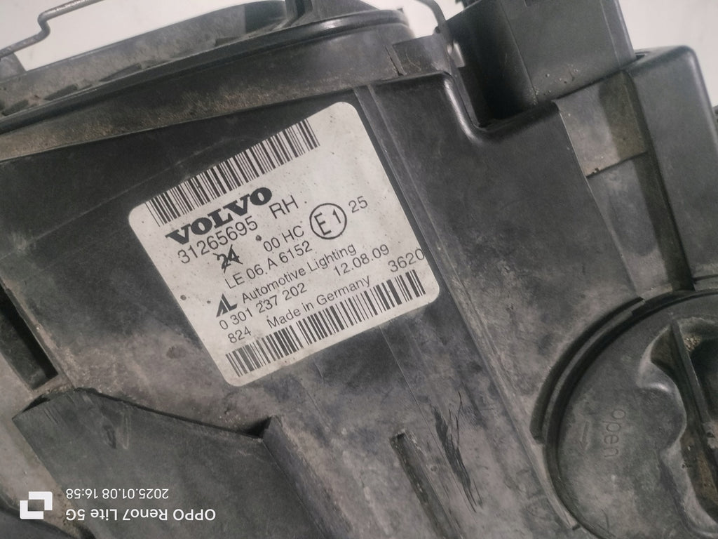 Frontscheinwerfer Volvo S40 301237202 31265695 Rechts Scheinwerfer Headlight SCH3384019364ha