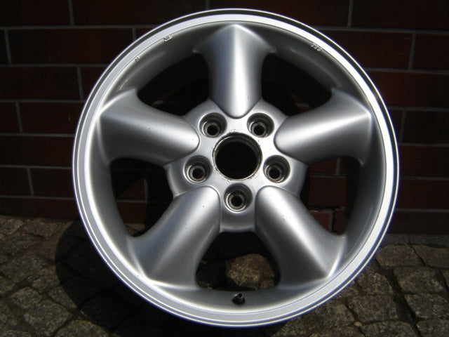 1x Alufelge 16 Zoll 7.0" 5x112 59ET Glanz Silber 7M0601025G VW Sharan Rim Wheel FEL9777004377gm