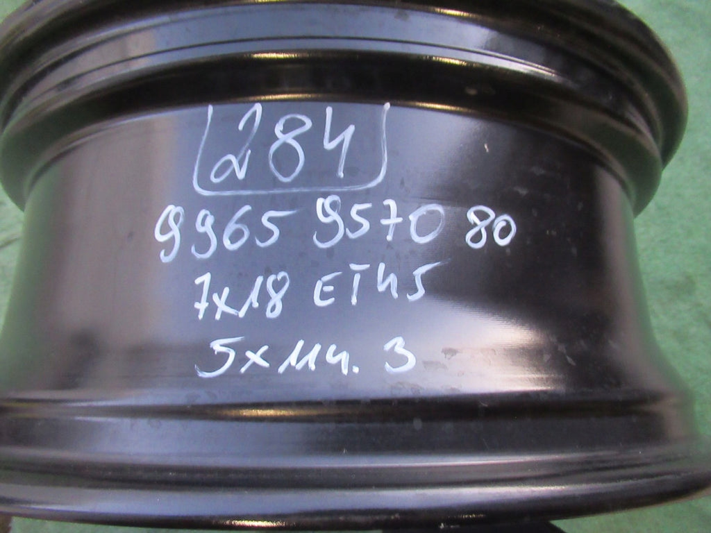 1x Alufelge 18 Zoll 7.0" 5x114.3 45ET Glanz Schwarz 9965957080 Mazda Cx-5 Cx5 FEL1377596848gi