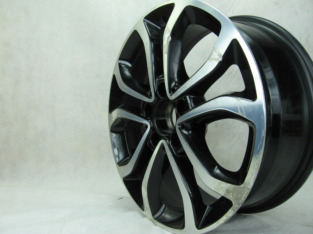 1x Alufelge 17 Zoll 7.0" 5x112 48,5ET Glanz Schwarz A2054010200 Mercedes-Benz