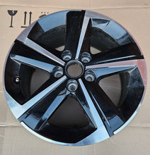 Load image into Gallery viewer, 1x Alufelge 17 Zoll 7.0" 5x108 44ET Glanz Schwarz 9843281480 Opel Astra L FEL4191140391qx