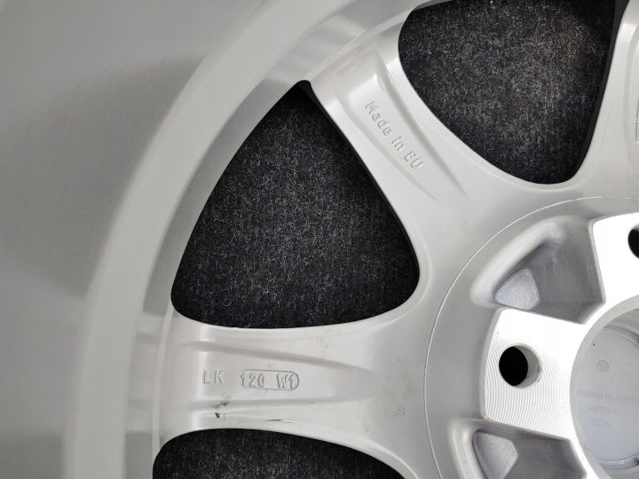 1x Alufelge 17 Zoll 7.5" 5x120 38ET Glanz Silber Rim Wheel FEL3600529138qr