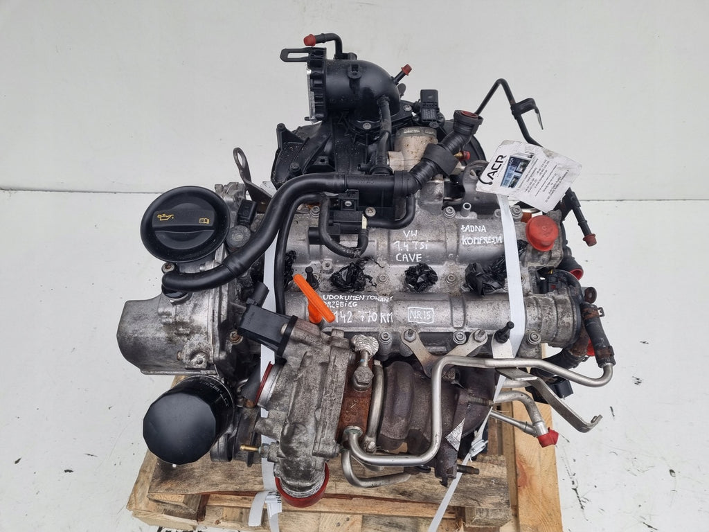 Motor VW Polo CAVE 1.4 TSI 180PS 132kW 142TKm 2009 Benzin Engine Komplett