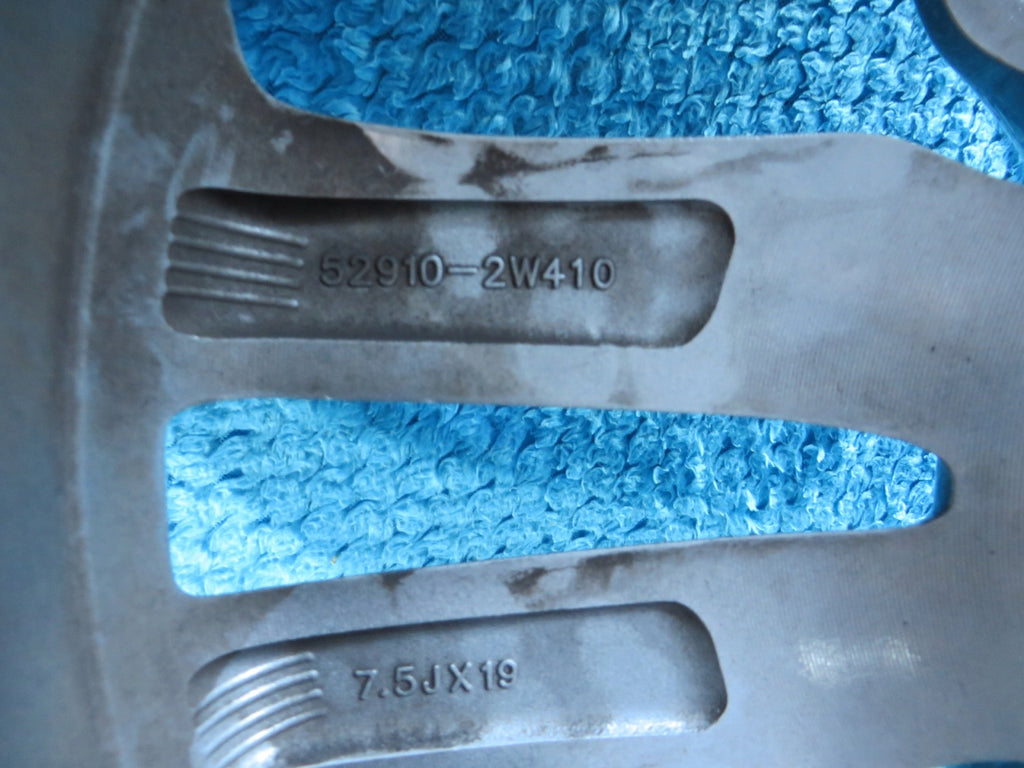 1x Alufelge 19 Zoll 7.5" 5x114.3 52910-2W410 Hyundai Santa Fe Rim Wheel FEL4102293244vb