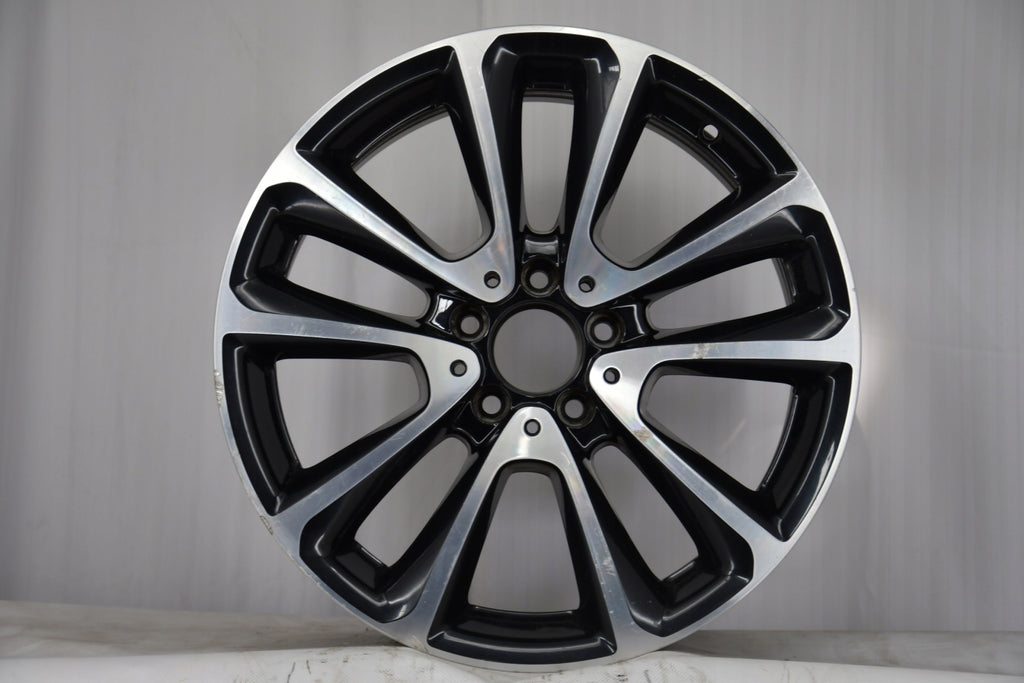 1x Alufelge 18 Zoll 8.0" 5x112 43ET Glanz Schwarz A2134011600 Mercedes-Benz FEL8038033586yr