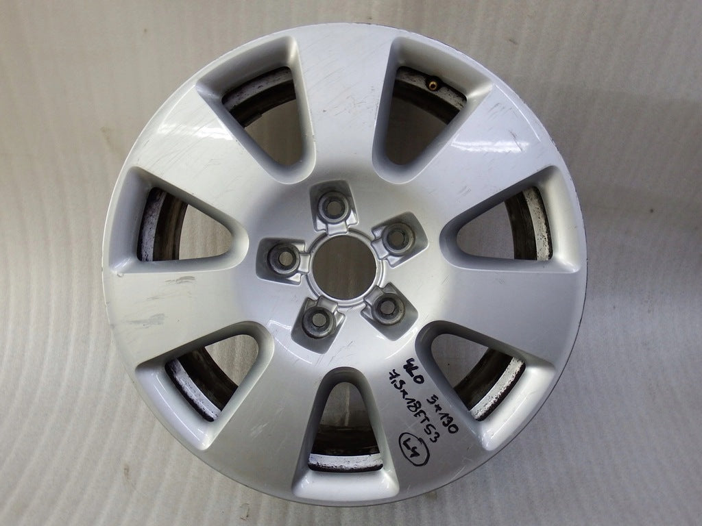 1x Alufelge 18 Zoll 7.5" 5x130 53ET Glanz Silber 4L0601025AF Audi Q7 Rim Wheel FEL7487541423os