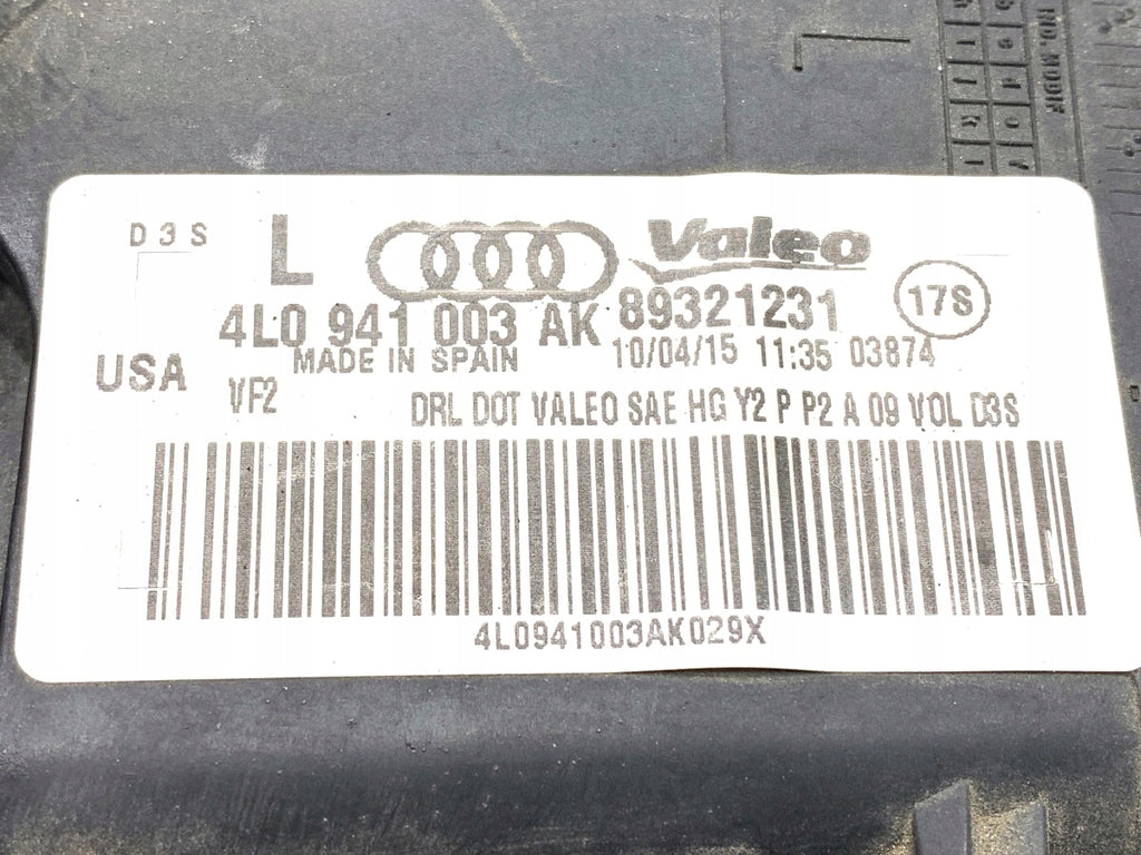 Frontscheinwerfer Audi Q7 4L0941003AK Links Scheinwerfer Headlight SCH5349902381pz