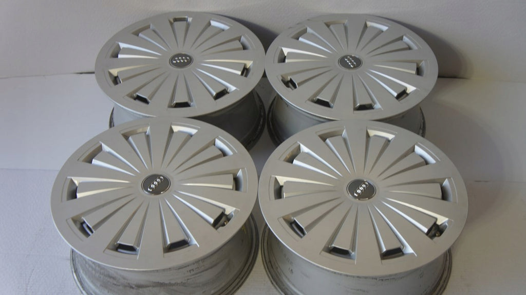 4x Alufelge 16 Zoll 7.0" 5x112 35ET Glanz Silber 8W0601025 Audi Rim Wheel