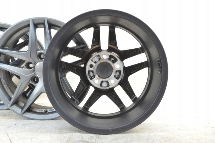 4x Alufelge 16 Zoll 6.5" 5x112 44ET Matt Grau 65644112566 Audi I Rim Wheel FEL5122308876dx