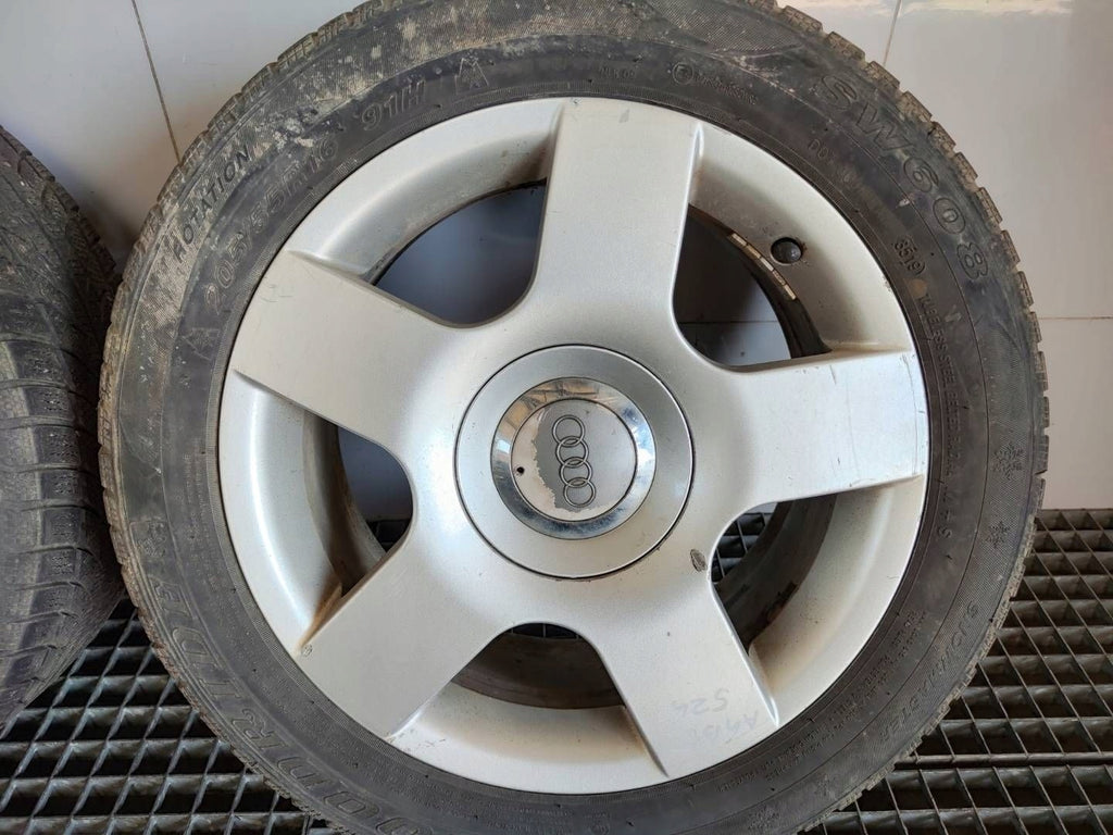 1x Alufelge 16 Zoll 7.0" 5x112 42ET Matt Silber 8E0601025C Audi A4 B5 C5 FEL6632579820zo