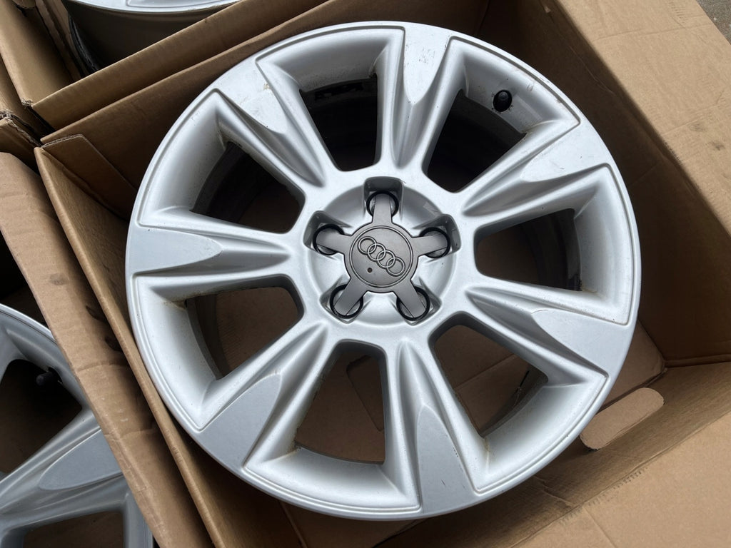 4x Alufelge 17 Zoll 8.0" 5x112 26ET Glanz Silber 8K0601025BL Audi A5 A6 FEL3803625720jj
