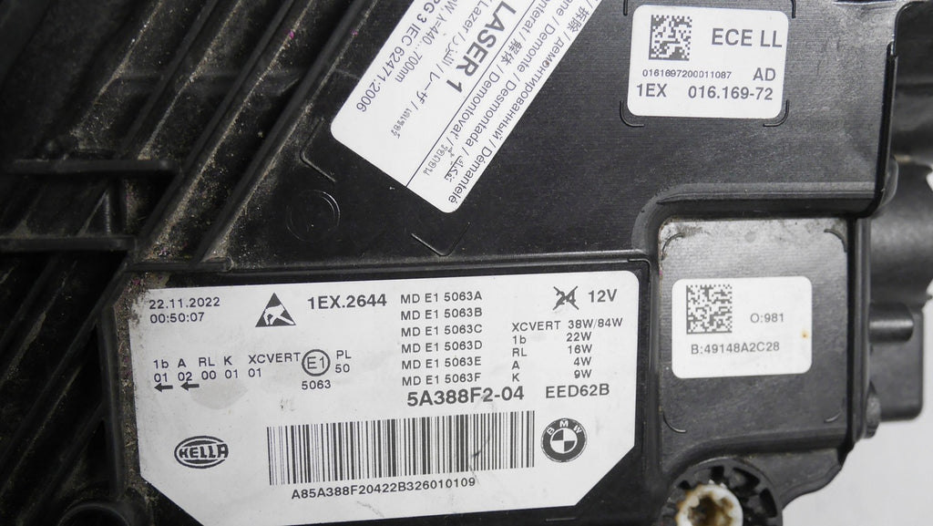 Frontscheinwerfer BMW G31 G30 5A388F2-04 Laser Rechts Scheinwerfer Headlight SCH8326898032yv