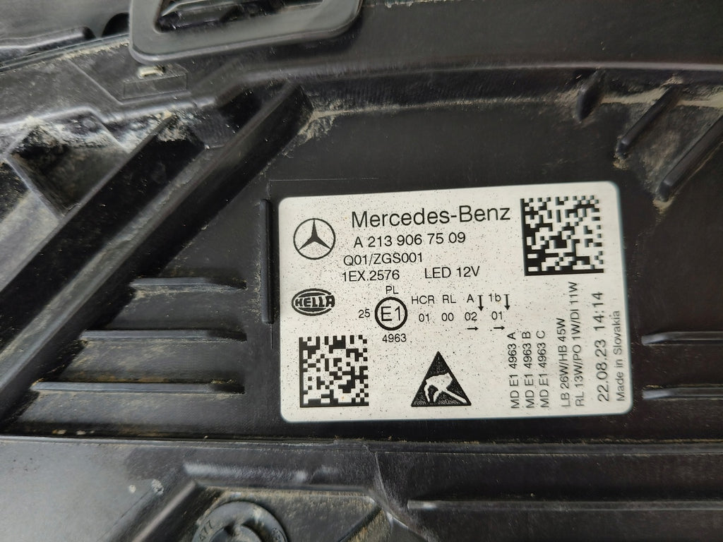 Frontscheinwerfer Mercedes-Benz W213 A2139067509 Full LED Links Headlight SCH1156949571ma