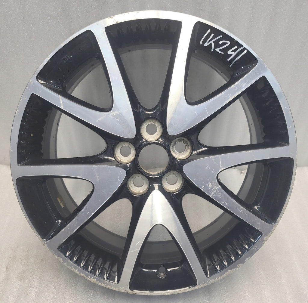 1x Alufelge 17 Zoll 6.5" 5x100 50ET Glanz Schwarz MA-DAR81 Toyota 4 Yaris FEL5076892882af