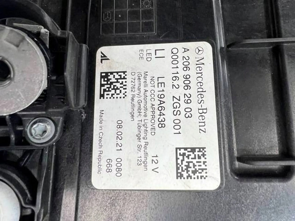 Frontscheinwerfer Mercedes-Benz W206 A2069068003 Ein Stück (Rechts oder Links) SCH5344141092zk