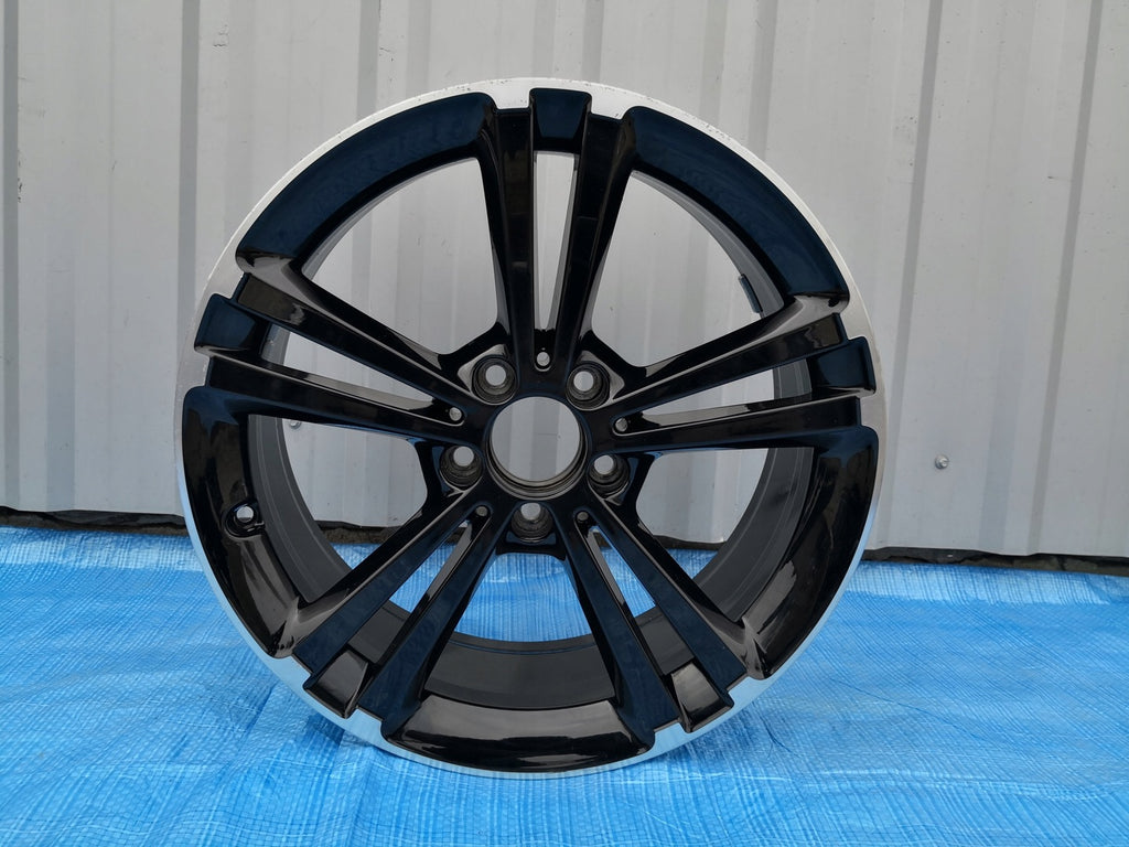 1x Alufelge 18 Zoll 7.5" 5x112 49ET Glanz Schwarz A1774011300 Mercedes-Benz W177