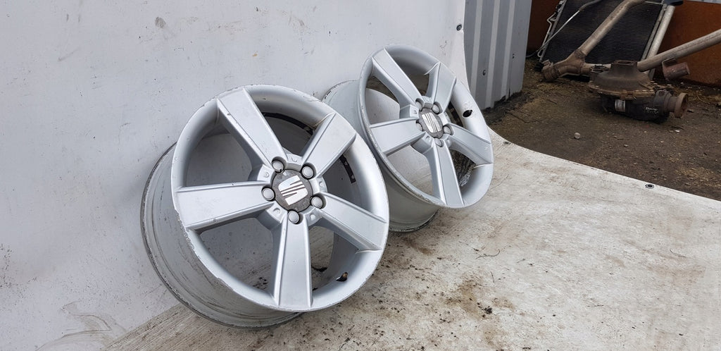 2x Alufelge 17 Zoll 7.0" 5x112 54ET 1P0601025 Seat Rim Wheel